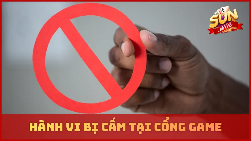 Hành vi bị cấm tại cổng game